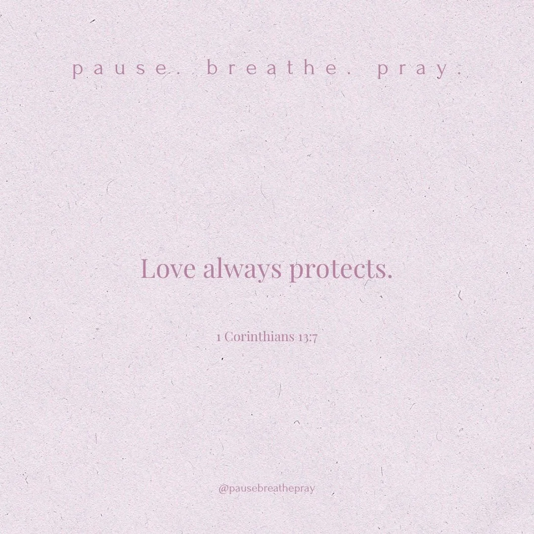I invite you to join me to&hellip;

pause. breathe. pray.

Out of love for others, may we do what is ours to do to protect others in mind, body and soul. This isn&rsquo;t a hovering type of love but a guarding love that honors the dignity of others a