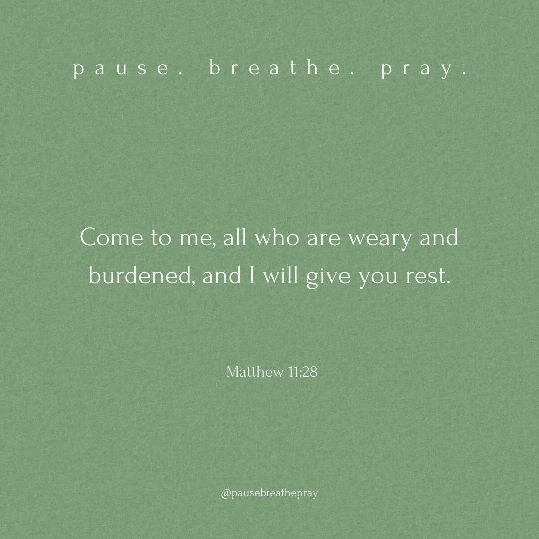 I invite you to join me to&hellip;

pause. breathe. pray.

Where do we usually turn to for rest? Is it truly bringing us rest within? Let&rsquo;s choose instead to turn to God who truly can bring rest to our soul.

#pausebreathepray #liveoutlove #liv
