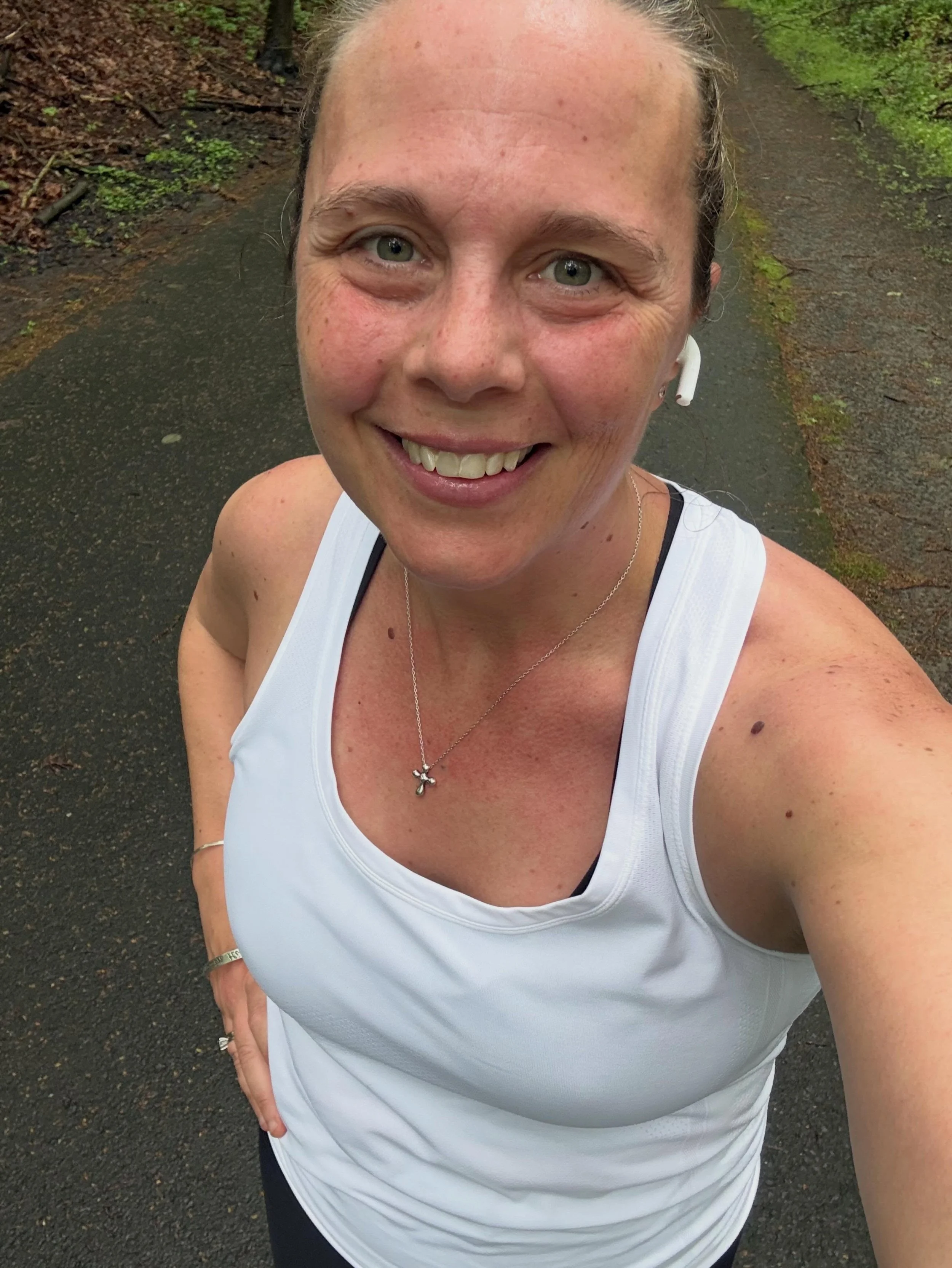 Yesterday I had to run 9 miles for the half marathon training. I procrastinated all weekend with the rain and knew I had to get it done. 

My head space wasn&rsquo;t right when I started. I was praying but my thoughts kept shifting.

After a mile and