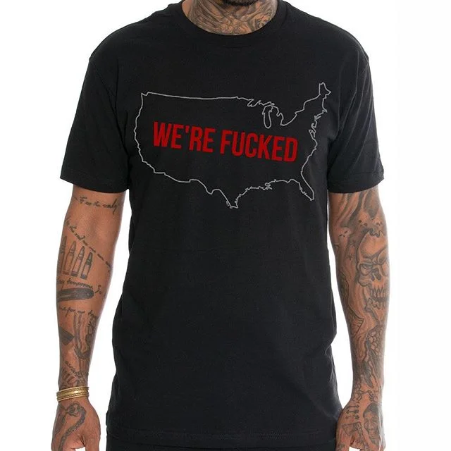 Outlook: not so good
Link in bio to buy
.
.
.
.
#paperroot #kazbah #karmaloop #fashion #streetwear #instagood #ig_addict #tshirts #screenprinting #obey #lrg #snapbacks #picoftheday #instadaily #dope #10deep #neff #trump #hillary #election2016 #werefu