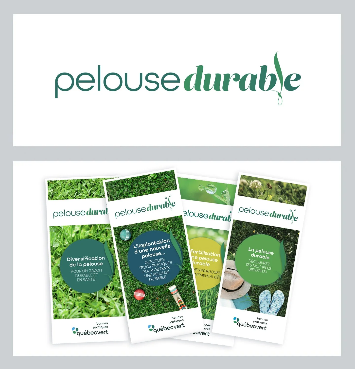 Logo créé pour une série de brochures