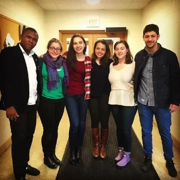 Vivienne (second from left) with her small group at the Global Engagement Summit.