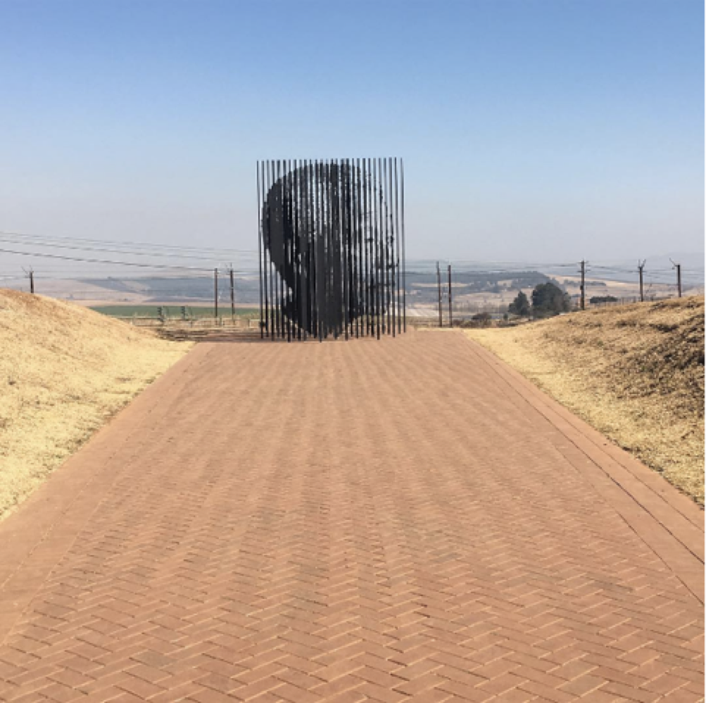 The monument commemorating Nelson Mandela’s capture site in the South African province of KwaZulu-Natal.