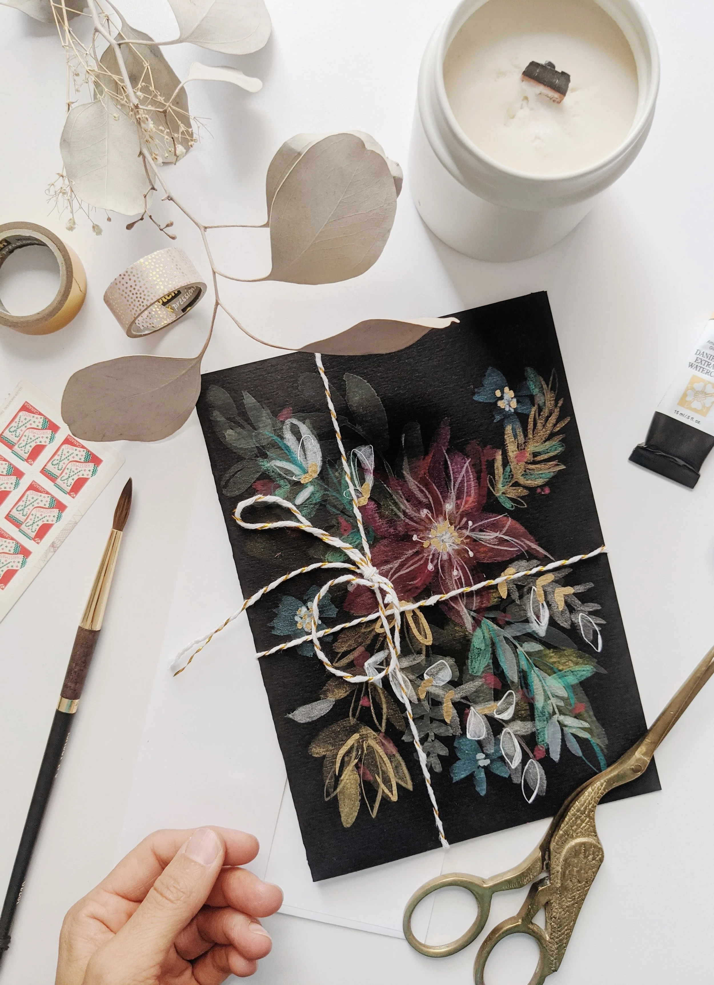SHERBROOKE -  Cartes à l'aquarelle temps des fêtes  - CAFÉ FARO -  21 novembre 2026