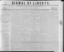 Signal of Liberty, 1843