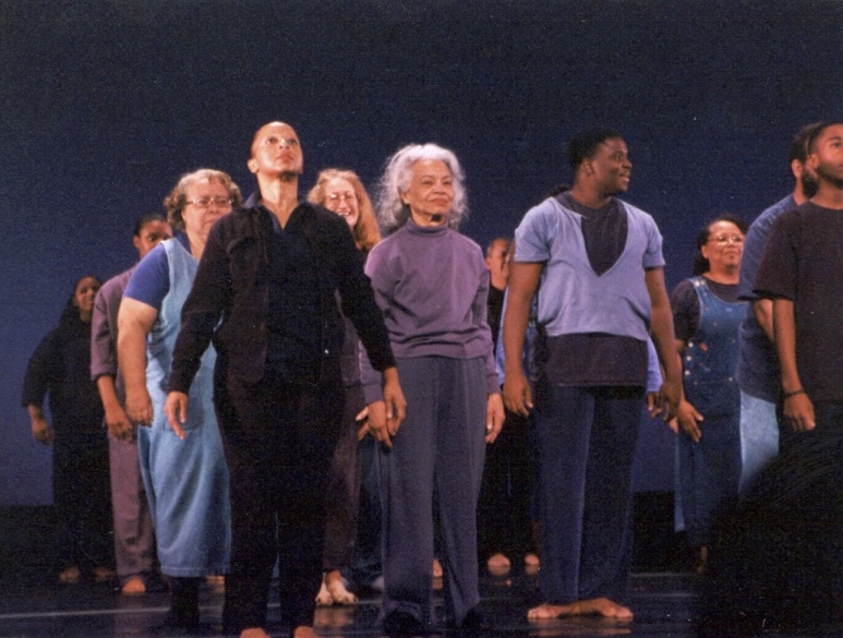 "Still/Crossing" rehearsal, Detroit Music Hall, 2000