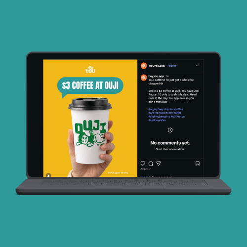Social media reel of cafe