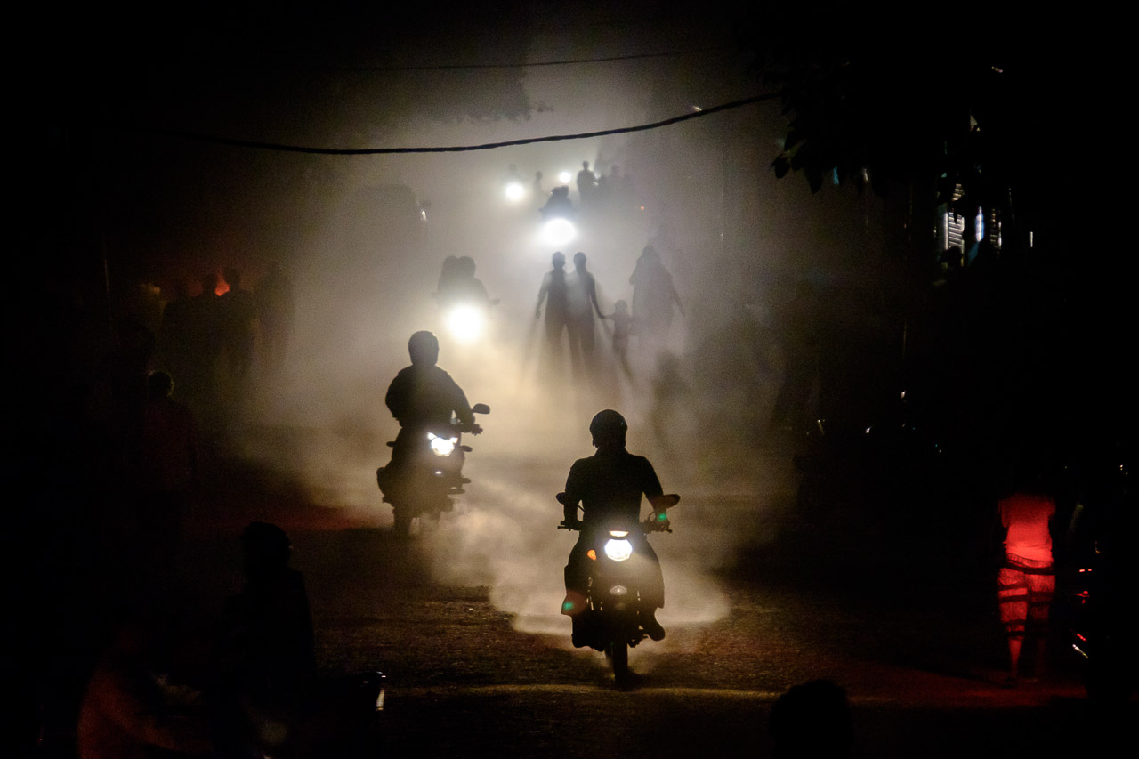   Kathmandu is an extremely busy, dusty and polluted city. &nbsp;Electricity and street lights only run for a number of hours per day giving the way to private diesel generators when the power is cut off.  
