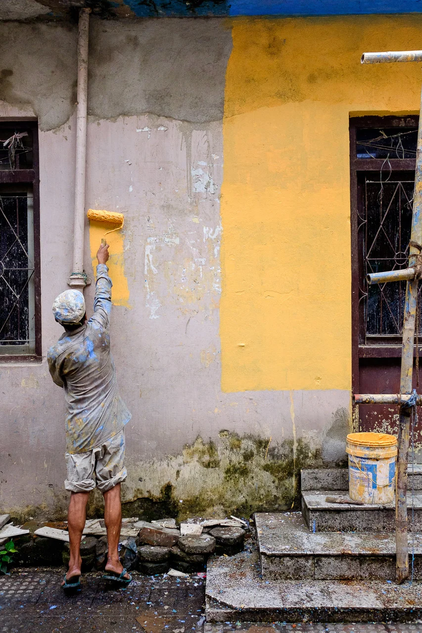  A daily scene in Kathmandu. The Himalayan capital has been struggling to return to normality due to the unstable political situation which has resulted in little of the foreign aid money being released for reconstruction. &nbsp;    