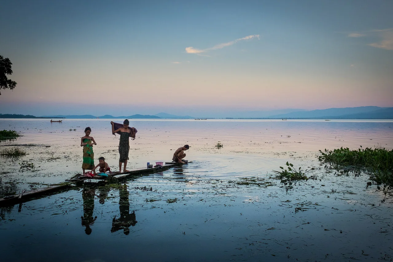  Indawgyi Lake is one of the largest inland lakes in South East Asia. It only receives a few dozen travellers per year, most of them birdwatchers.  Burma 2015 - Francesco Vicenzi Photography 