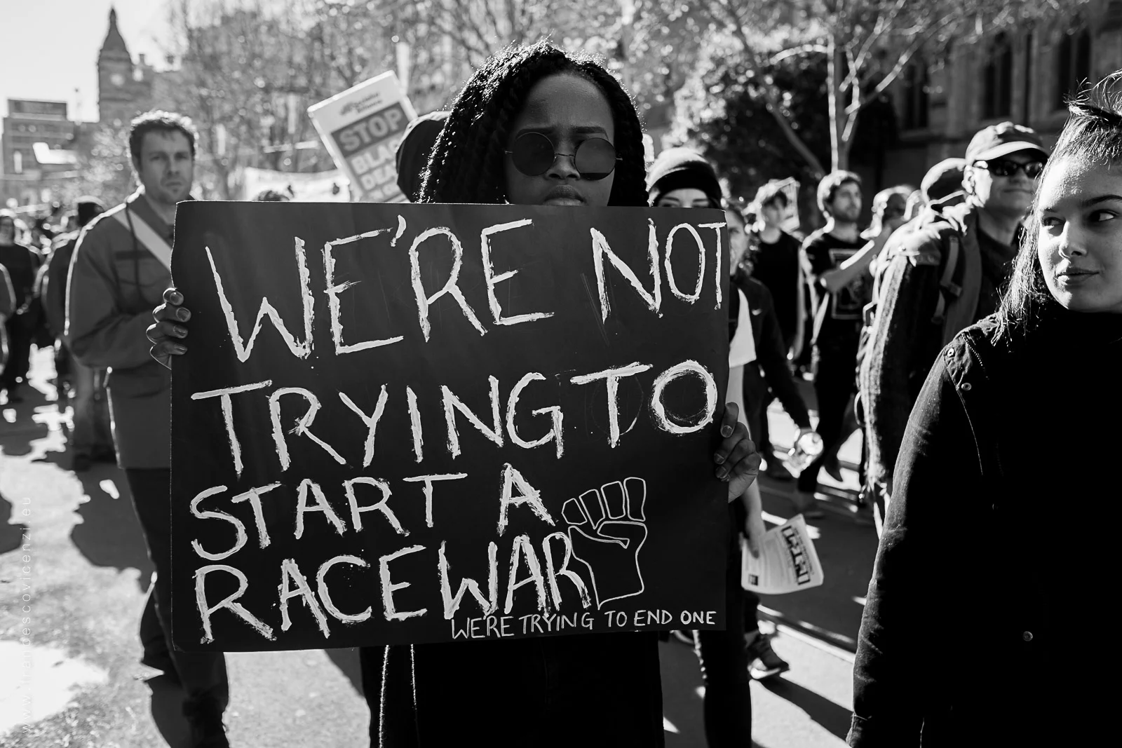 Black Lives Matter Demonstration - Melbourne Photo: https://www.facebook.com/francescovicenziphoto/
