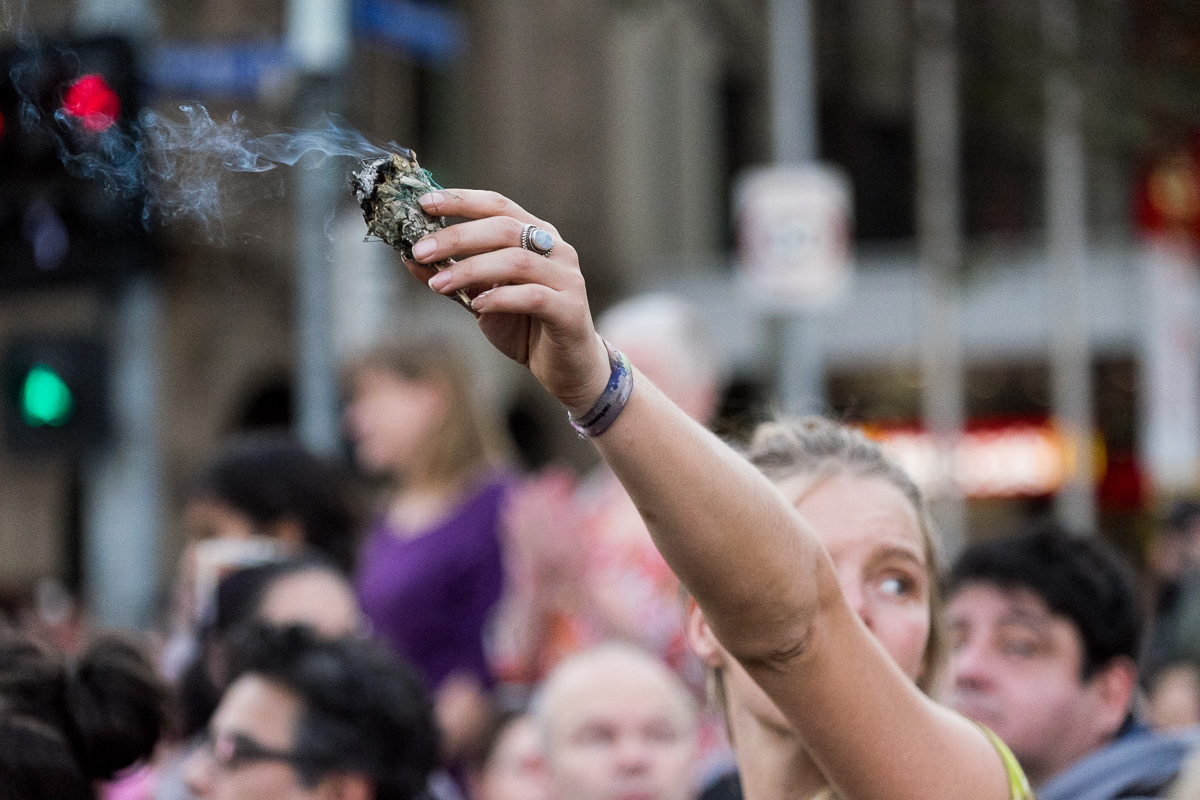 Warriors of the Aboriginal Resistance Protest - Melbourne