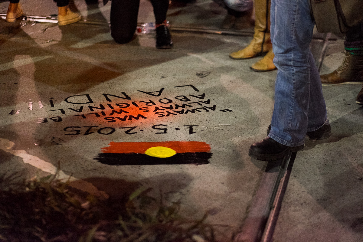 Warriors of the Aboriginal Resistance Protest - Melbourne