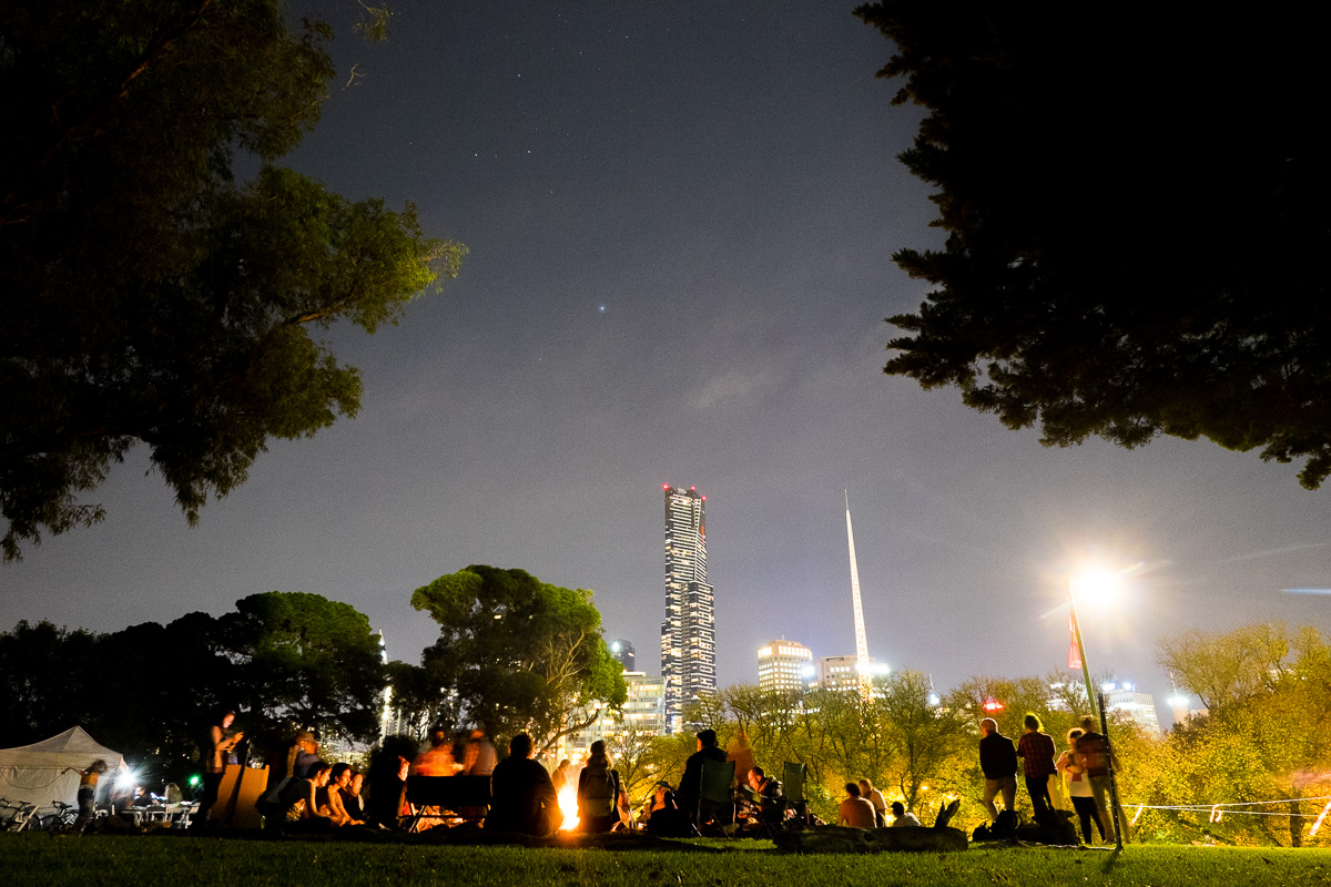 Warriors of the Aboriginal Resistance Protest - Melbourne
