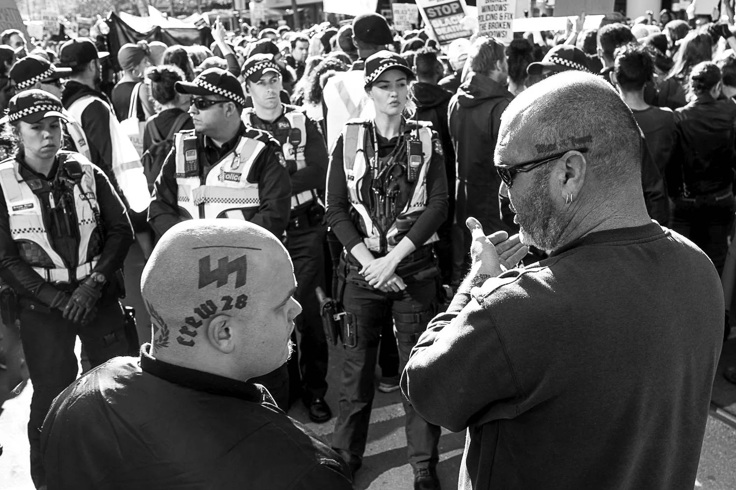  Black Lives Matter Demonstration - Melbourne Photo: https://www.facebook.com/francescovicenziphoto/ 