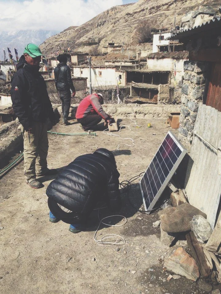 "We are adapting solar energy as an alternative energy source. Solar panels are used in homes and hotels, and some villages have support from INGOs."