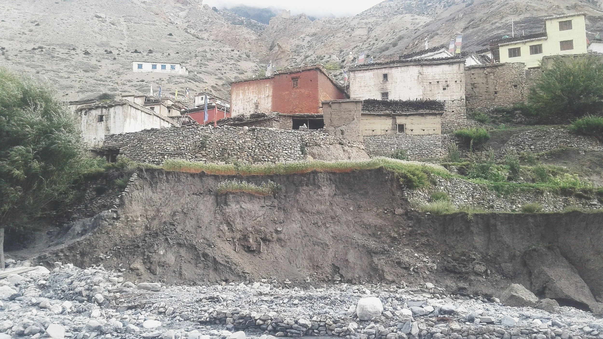 "Unpredictable weather patterns have lead to fertile land being destroyed by flooding, scarcity of drinking water, water borne diseases, and more insects and pests."