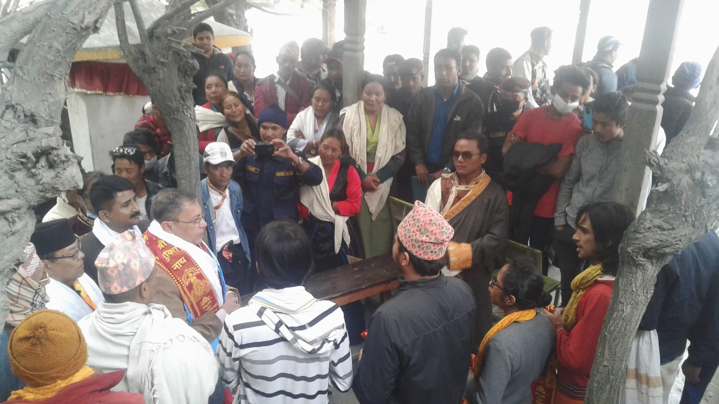 "This image was taken after the construction of the dam near the Kali Gandaki river and was funded by the Indian Government. We see many more projects now funded by the Indian government."