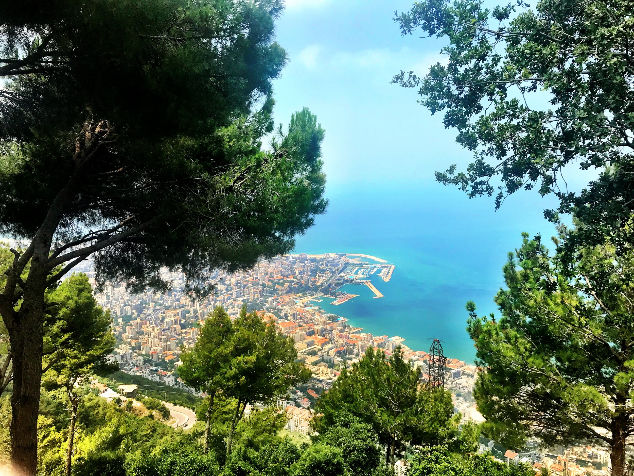 View From Harissa , Lebanon - July 2018