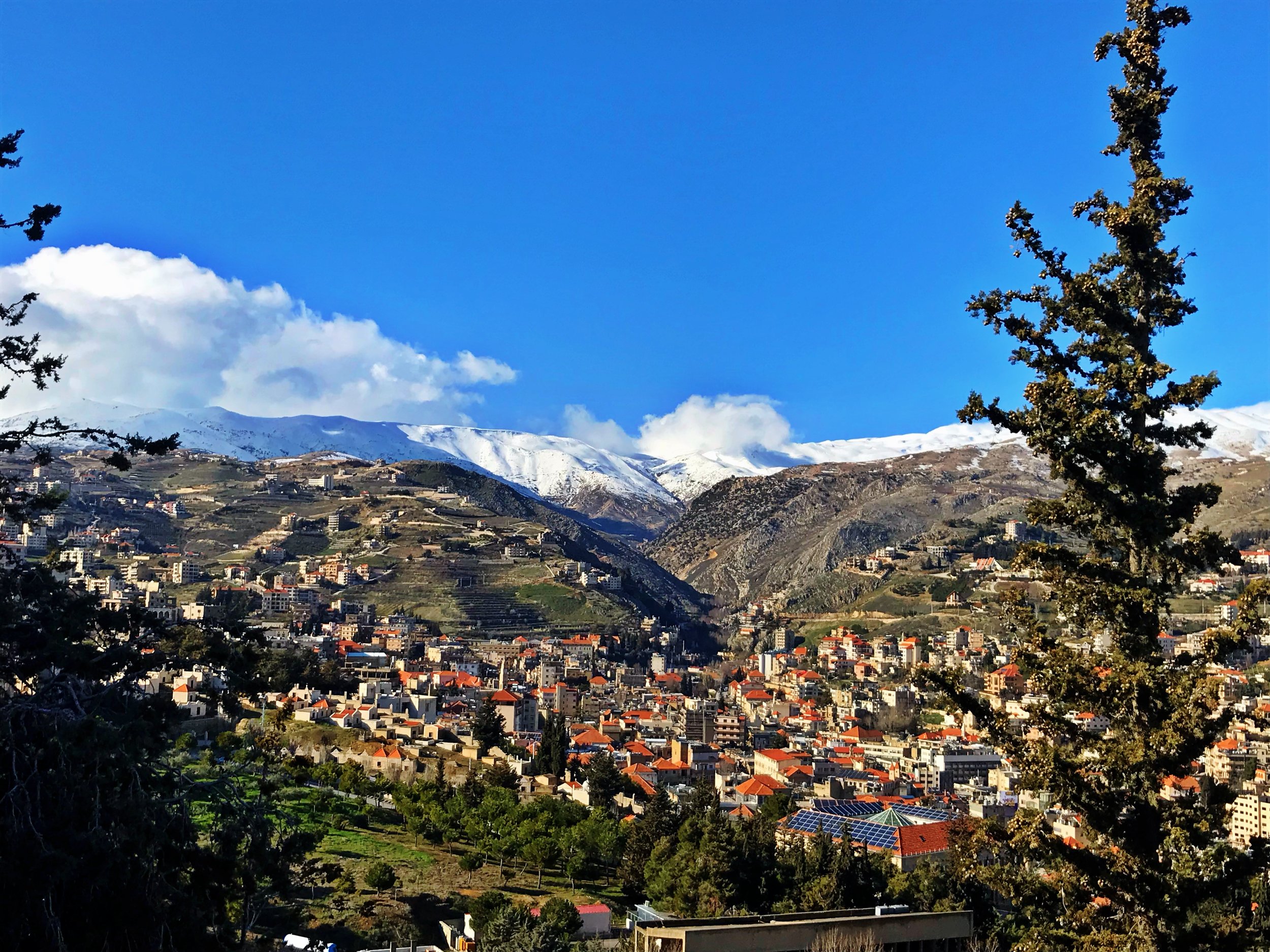 View From Our Lady of Zahle - February 2019