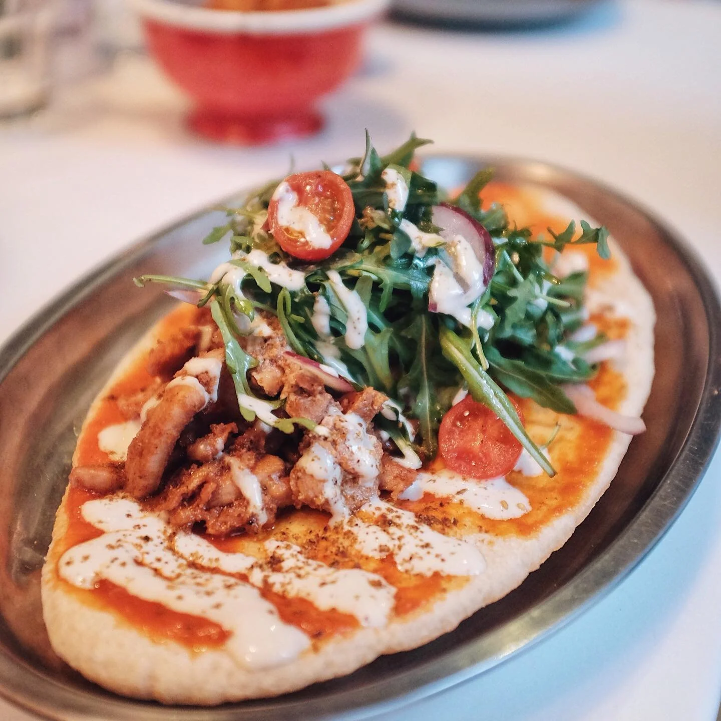 A little piece of heaven right here on Earth - open shawarma✨#fridaynightfeast