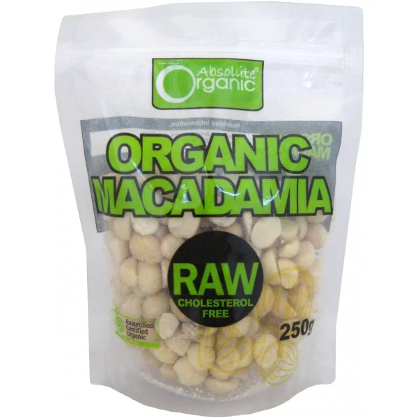 Organic Raw Macadamia 250g