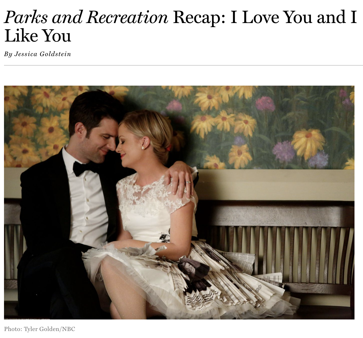   https://www.vulture.com/2013/02/parks-and-recreation-recap-season-5-leslie-ben-wedding.html  