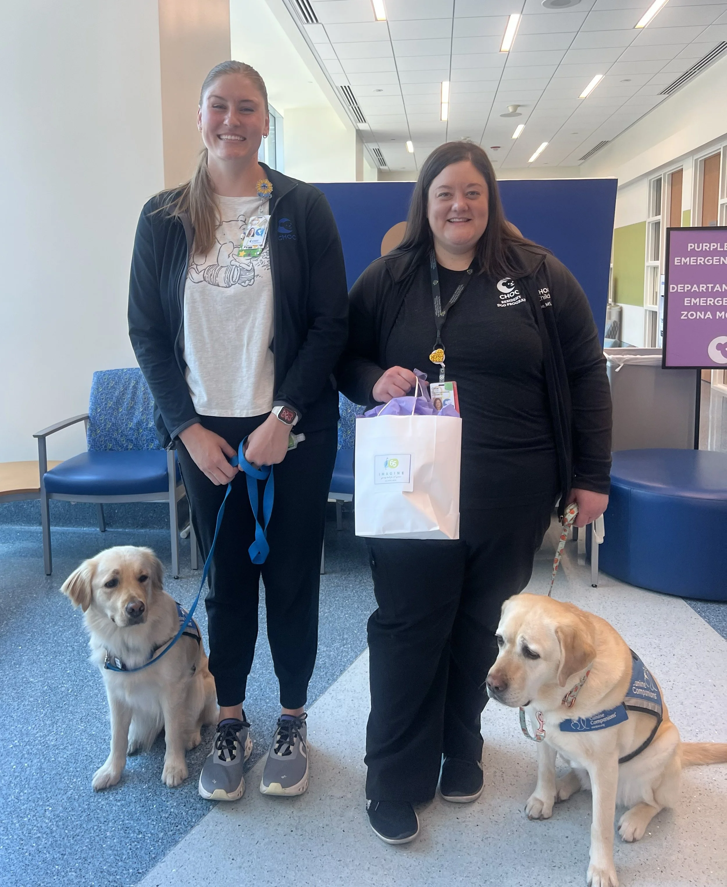 2025 - So-Phis Donation to CHOC Foundation - Pet Therapy Program