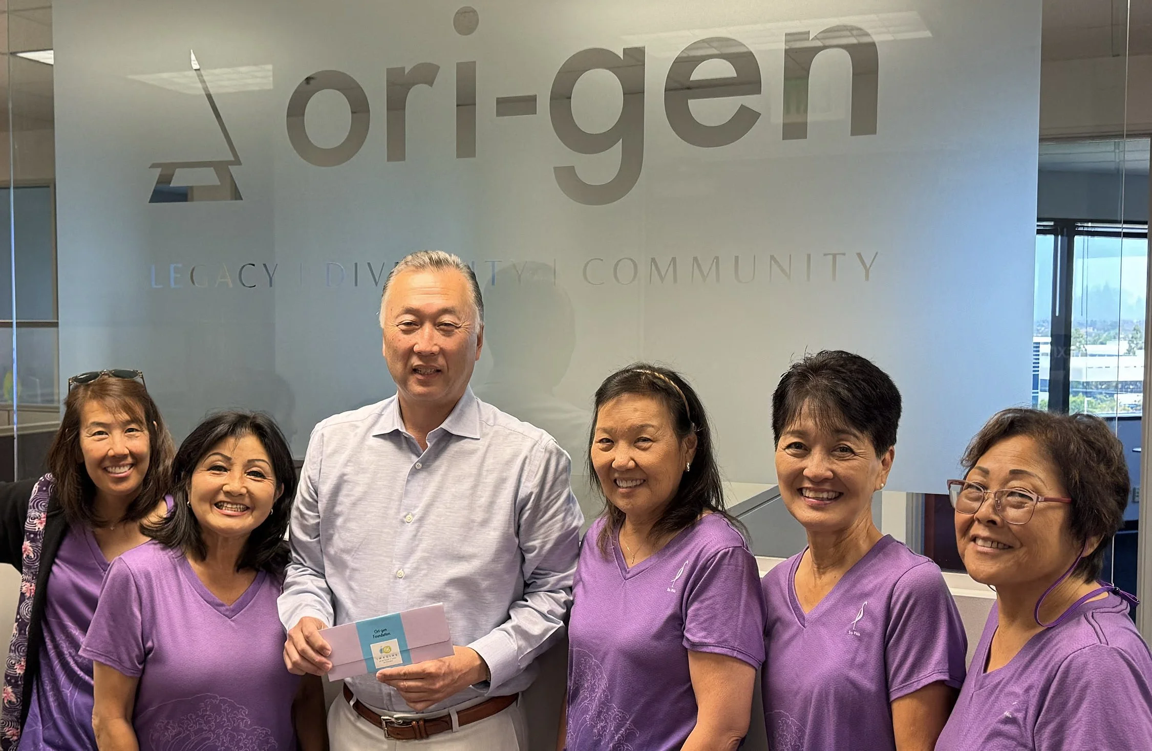 2025 - So-Phis Donation to Ori-gen Foundation