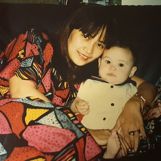 Happy Mother's Day to my beautiful mum ❤ A photo of my mum and a baby Audrey, 30 years ago. Mahal kita #mothersday