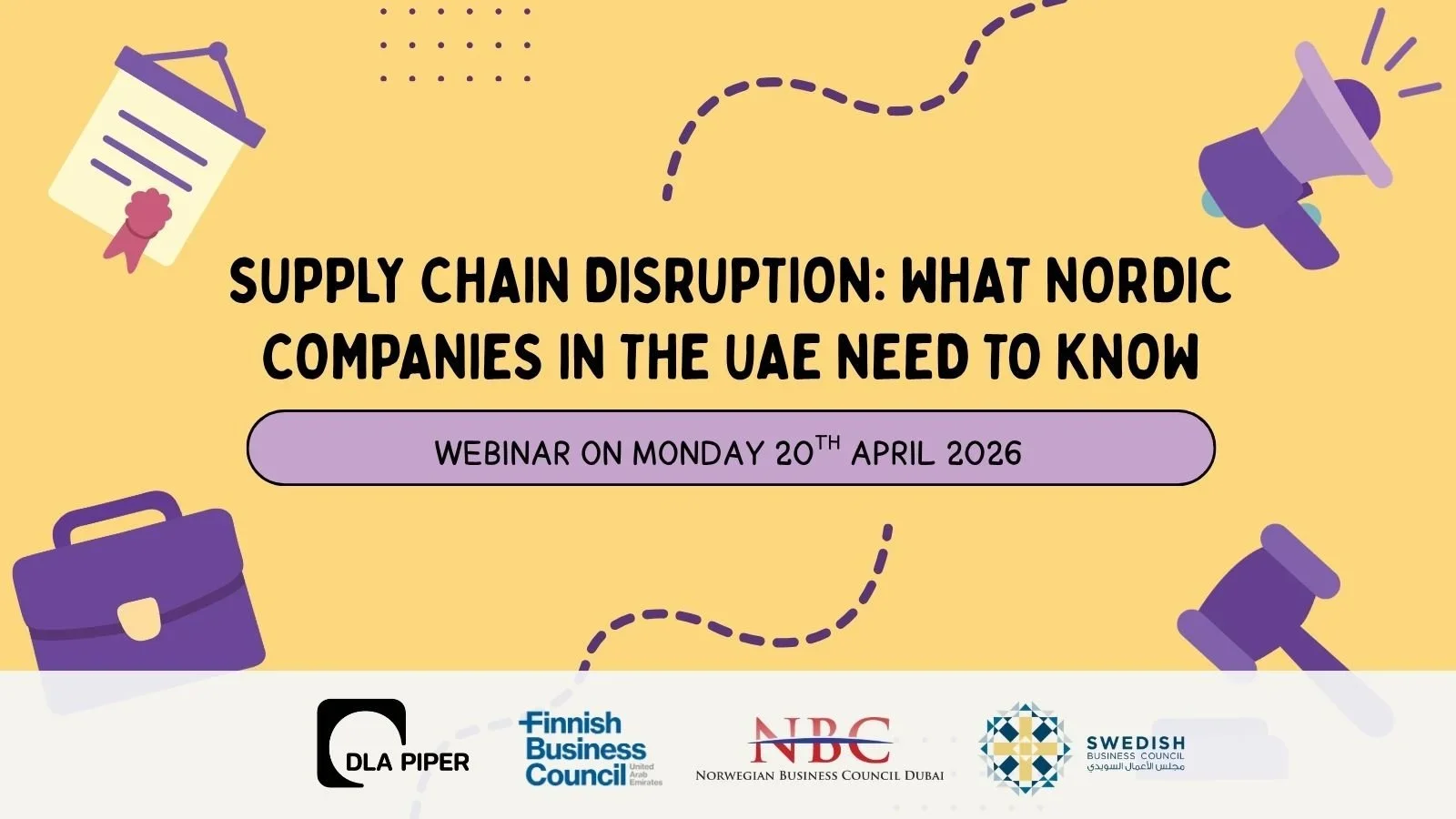 Supply Chain Disruption: What Nordic Companies in the UAE Need to Know (Webinar)
