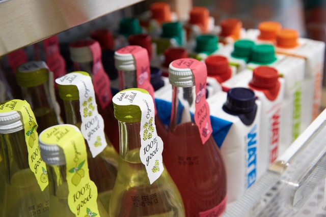 A selection of the organic soft drinks available from the new convenience store launched by entrepreneurs Jonathan Elvidge and Phil Benson in Hull’s Fruit Market waterside district. Pictures: Paul Edgar, R&R Studio