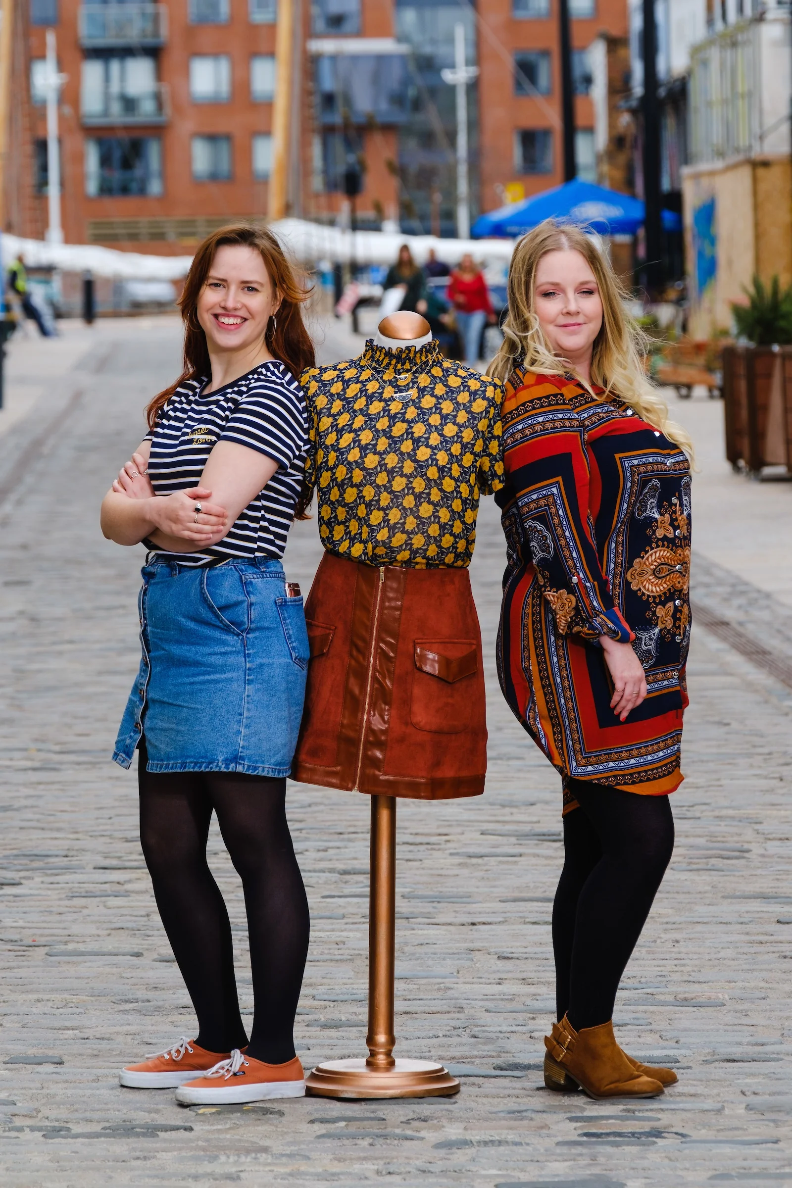 Tessies owner Nicola Gibbons, right, and Manager Anna Carter are excited about joining the creative community in the trendy Fruit Market district.
