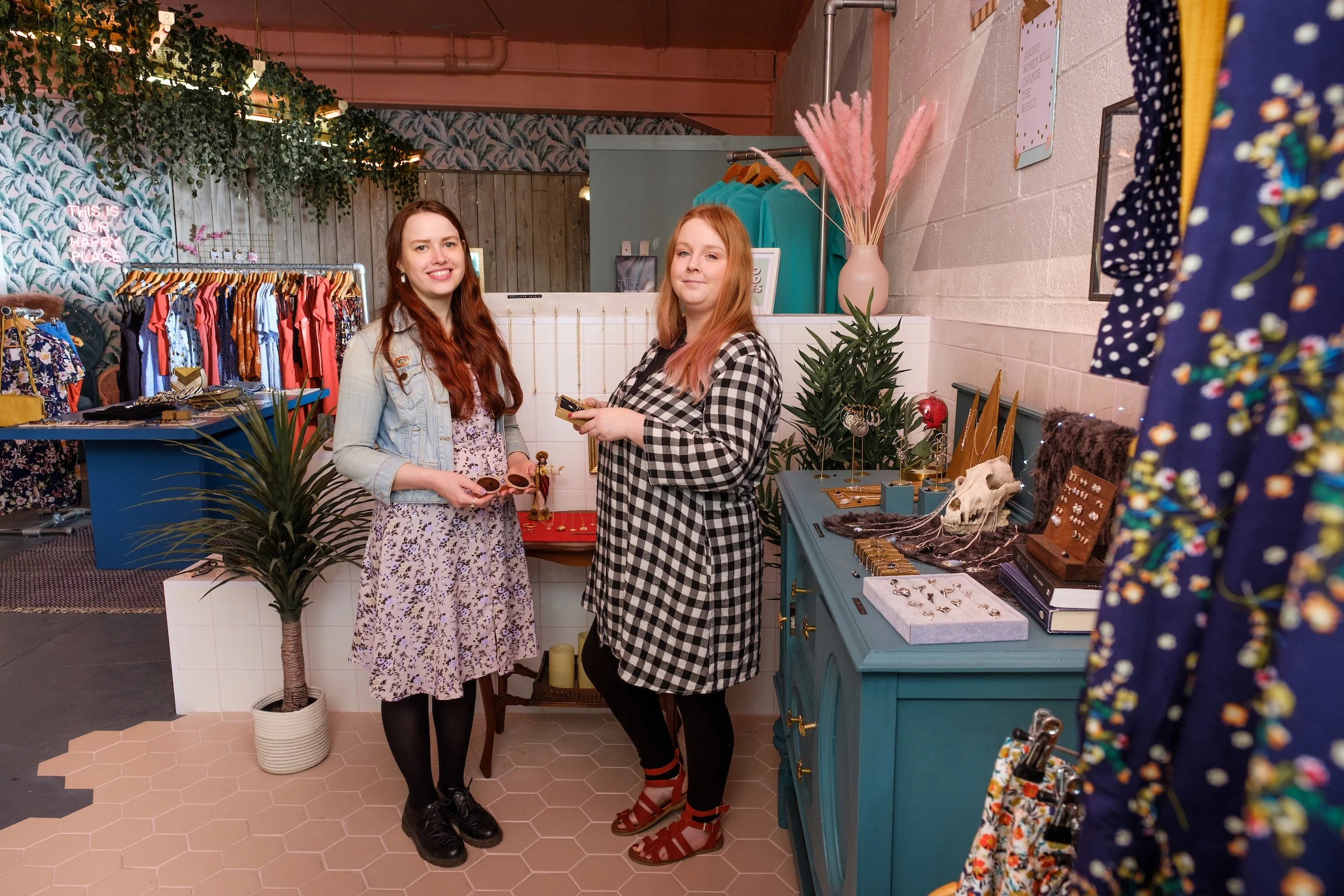Owner Nicola Gibbons, pictured right, with manager Anna Carter inside Tessies which has just opened on Humber Street, in the heart of the Fruit Market.