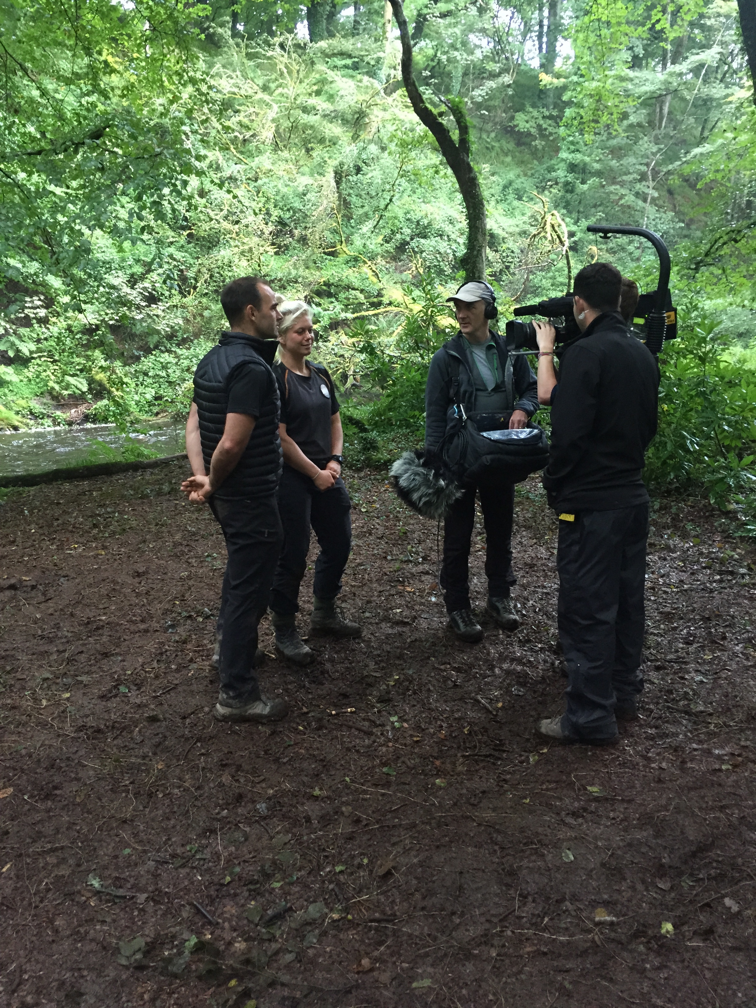 Tim working on a show for ITV & CITV.
