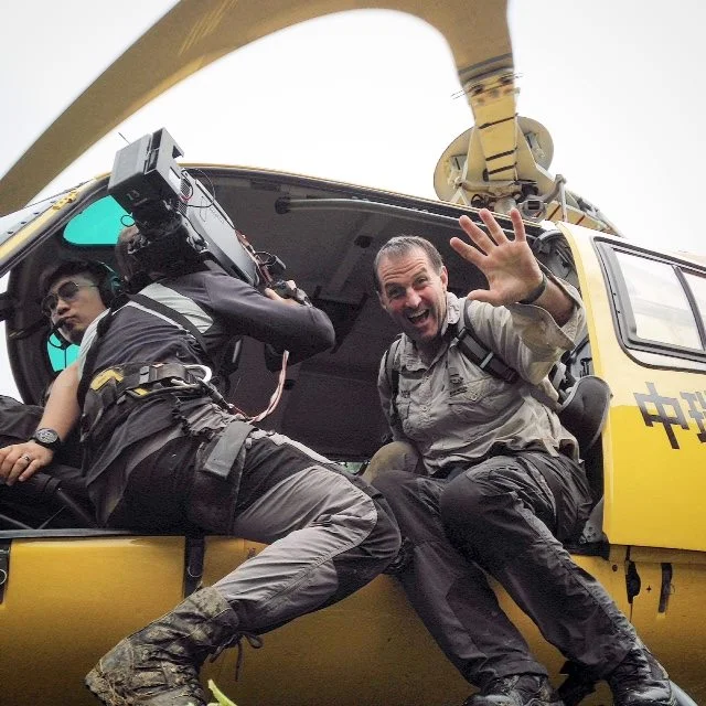 Dave Hanging out Filming Running Wild