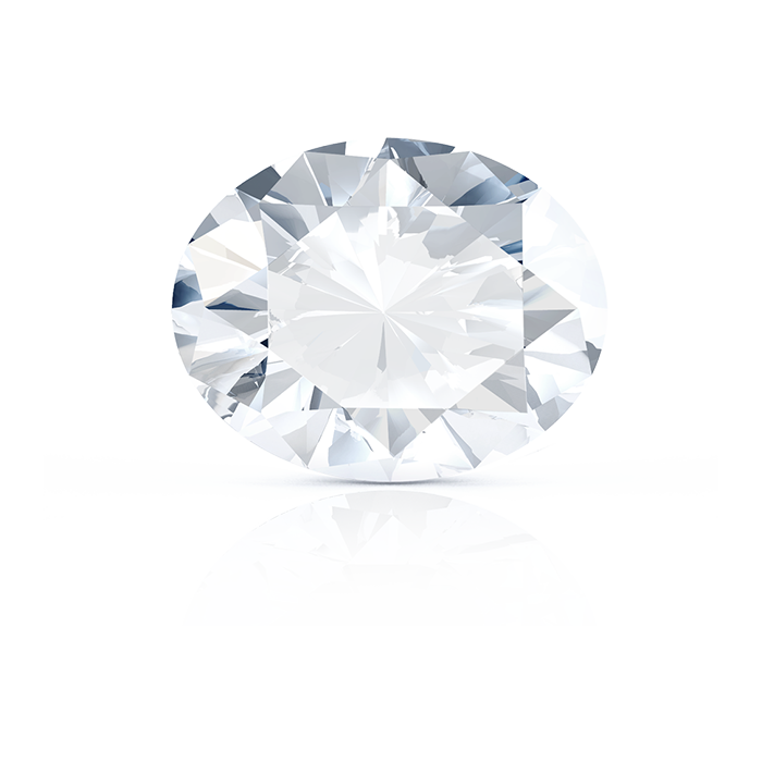 OVAL DIAMOND FRONT