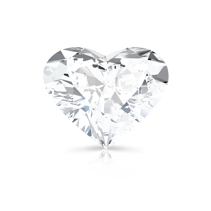 HEART SHAPED DIAMOND FRONT