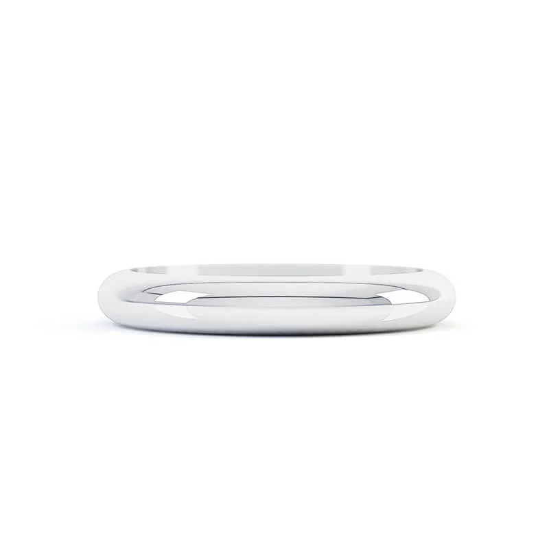 Platinum-D-Shape-Band-3mm-Wedding-Band-Hatton-Garden-Front-View.jpg