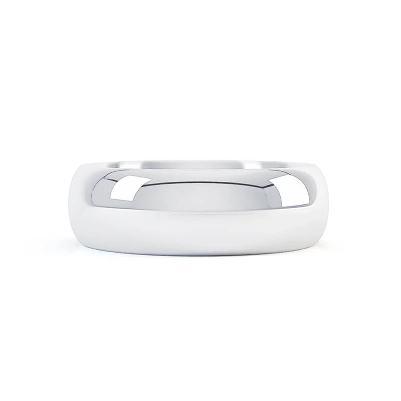2.5mm 950 Platinum Court Comfort Wedding Ring – UK Hallmarked – Ace Jewellery Of York – Sizes H-Q
