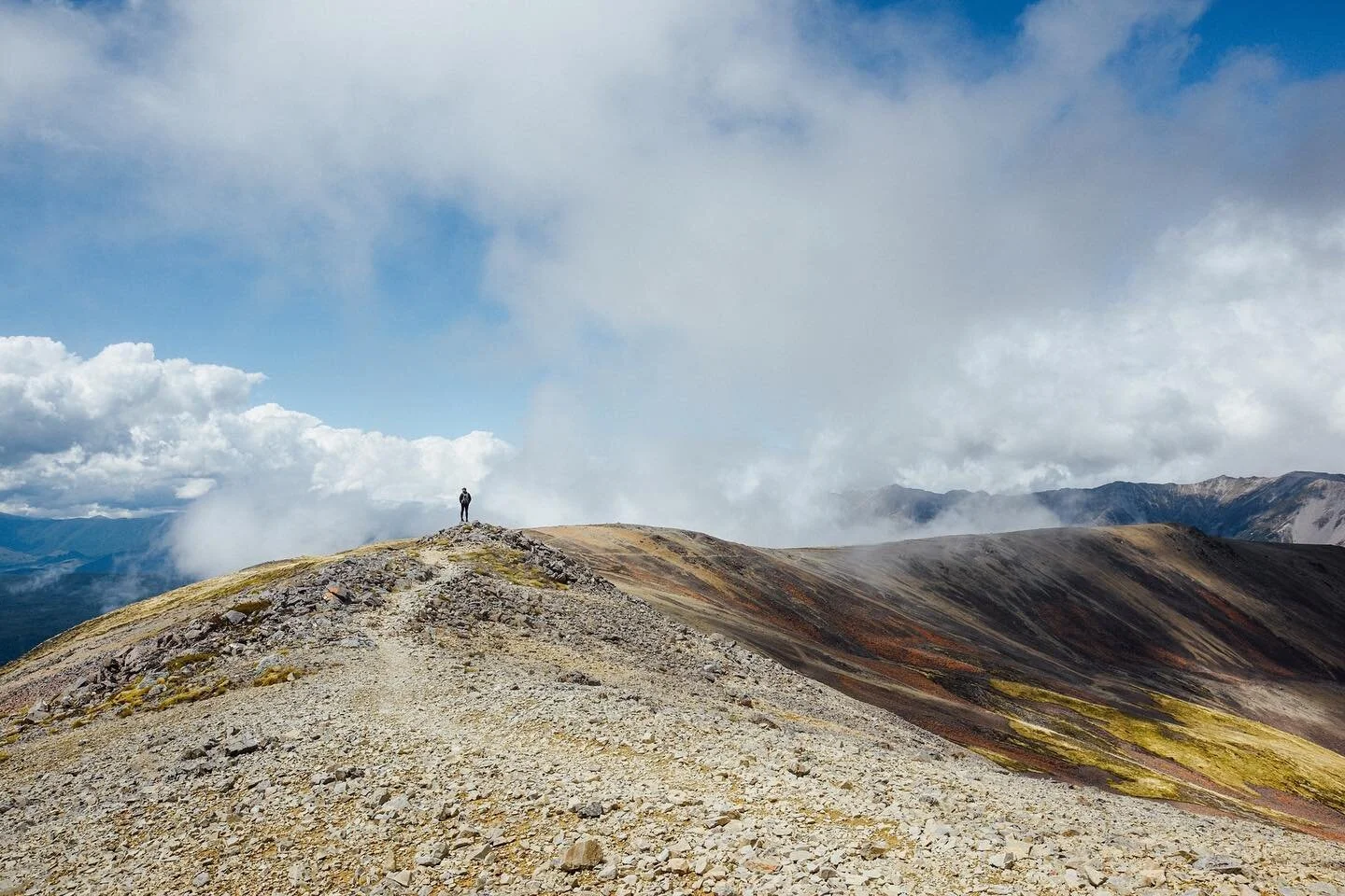The colours of Mount Robert, Nelson Lakes National Park, New Zealand