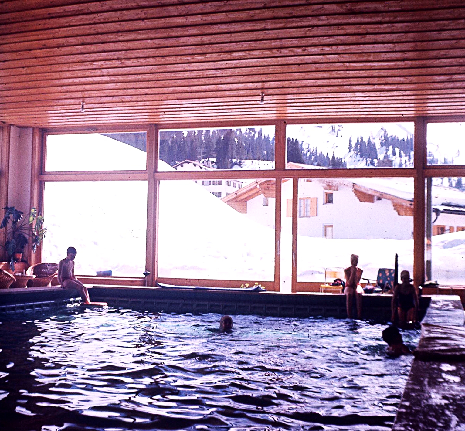 The Gasthof Post pool, which opened in March '67