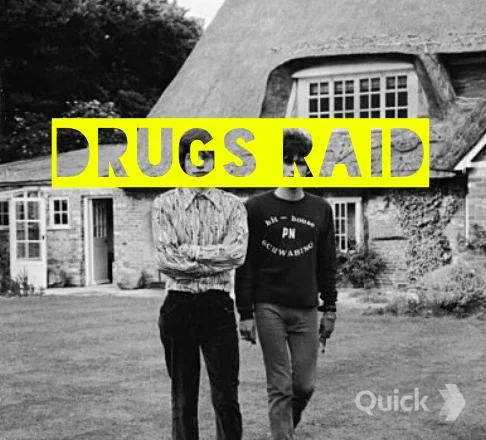 THE STONES GET BUSTED