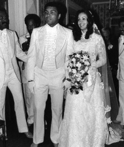 Cassius Clay (aka Muhammad Ali) and his second wife Belinda, aged 17 