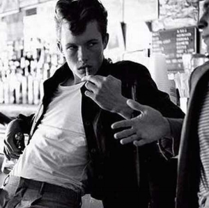 Teddy boy with greasy whiff