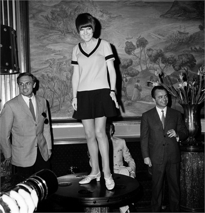 Mary Quant, 1967. Photo: encyclo / vogue.it