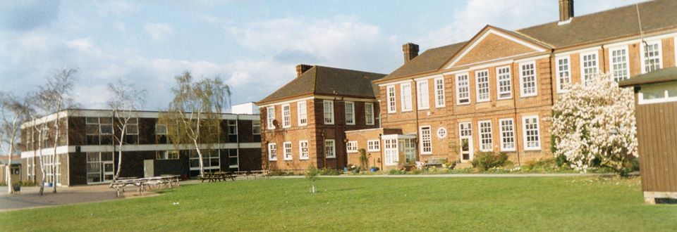 The Sixth Form Unit on the left. It was the first in the country..