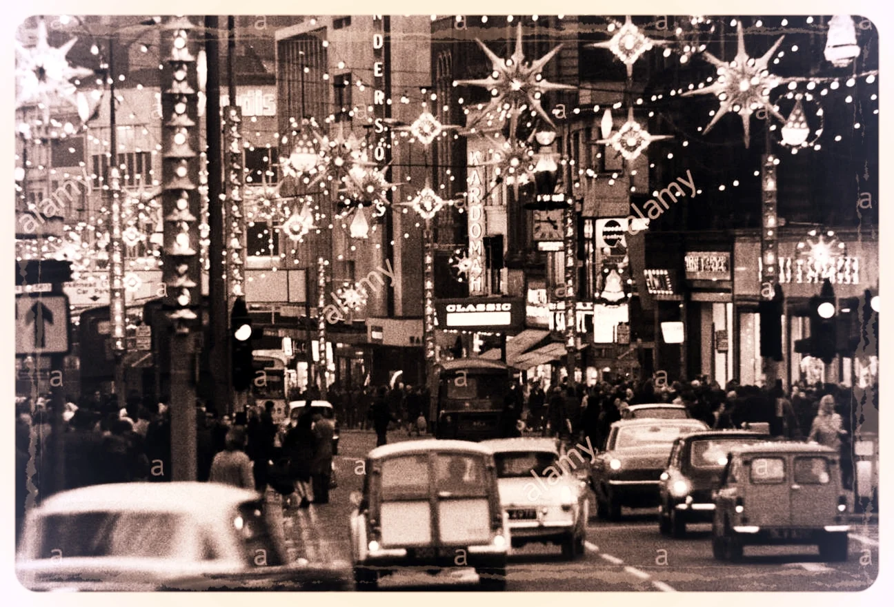 Christmas lights, 1960s Photo: Alamy