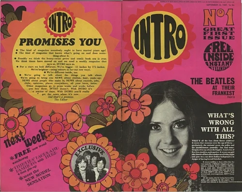 The slightly racy 'Intro' mag continued into the '70s.