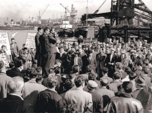 "It’s absolutely shocking that dockers get £15 a week." The Dockers Strike that lasted for six weeks, and put an end to the antiquated practice of piece work.